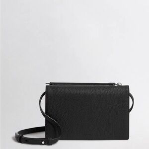 AllSaints Fetch Pebbled Leather Crossbody Bag